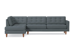 Lexington 2pc Sectional Sofa :: Leg Finish: Pecan / Configuration: LAF - Chaise on the Left
