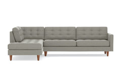 Lexington 2pc Sectional Sofa :: Leg Finish: Pecan / Configuration: LAF - Chaise on the Left