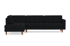 Lexington 2pc Sectional Sofa :: Leg Finish: Pecan / Configuration: LAF - Chaise on the Left