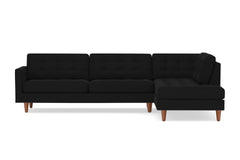 Lexington 2pc Sectional Sofa :: Leg Finish: Pecan / Configuration: RAF - Chaise on the Right