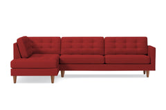 Lexington 2pc Sectional Sofa :: Leg Finish: Pecan / Configuration: LAF - Chaise on the Left