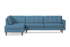 Lexington 2pc Sectional Sofa :: Leg Finish: Pecan / Configuration: LAF - Chaise on the Left