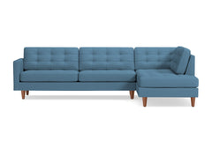 Lexington 2pc Sectional Sofa :: Leg Finish: Pecan / Configuration: RAF - Chaise on the Right