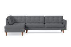 Lexington 2pc Sectional Sofa :: Leg Finish: Pecan / Configuration: LAF - Chaise on the Left