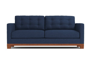 Logan Drive Twin Size Sleeper Sofa Bed :: Leg Finish: Pecan / Sleeper Option: Memory Foam Mattress