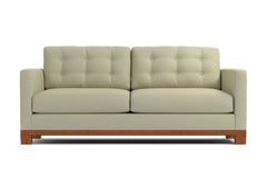 Logan Drive Queen Size Sleeper Sofa Bed :: Leg Finish: Pecan / Sleeper Option: Deluxe Innerspring Mattress