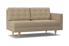 Logan Right Arm Apartment Size Sofa :: Leg Finish: Natural / Configuration: RAF - Chaise on the Right