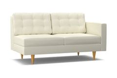 Logan Right Arm Apartment Size Sofa :: Leg Finish: Natural / Configuration: RAF - Chaise on the Right