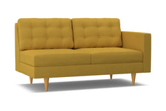 Logan Right Arm Apartment Size Sofa :: Leg Finish: Natural / Configuration: RAF - Chaise on the Right