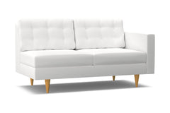 Logan Right Arm Apartment Size Sofa :: Leg Finish: Natural / Configuration: RAF - Chaise on the Right