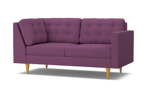 Logan Right Arm Corner Apt Size Sofa :: Leg Finish: Natural / Configuration: RAF - Chaise on the Right