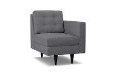Logan Right Arm Chair :: Leg Finish: Espresso / Configuration: RAF - Chaise on the Right
