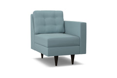 Logan Right Arm Chair :: Leg Finish: Espresso / Configuration: RAF - Chaise on the Right