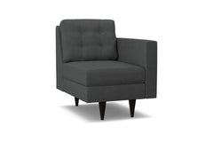 Logan Right Arm Chair :: Leg Finish: Espresso / Configuration: RAF - Chaise on the Right