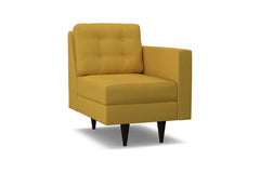 Logan Right Arm Chair :: Leg Finish: Espresso / Configuration: RAF - Chaise on the Right