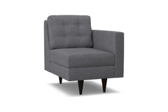 Logan Right Arm Chair :: Leg Finish: Espresso / Configuration: RAF - Chaise on the Right