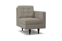 Logan Right Arm Chair :: Leg Finish: Espresso / Configuration: RAF - Chaise on the Right