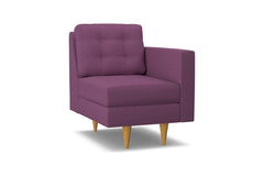 Logan Right Arm Chair :: Leg Finish: Natural / Configuration: RAF - Chaise on the Right