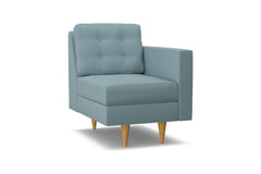Logan Right Arm Chair :: Leg Finish: Natural / Configuration: RAF - Chaise on the Right