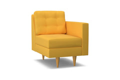 Logan Right Arm Chair :: Leg Finish: Natural / Configuration: RAF - Chaise on the Right