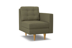 Logan Right Arm Chair :: Leg Finish: Natural / Configuration: RAF - Chaise on the Right