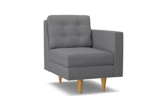 Logan Right Arm Chair :: Leg Finish: Natural / Configuration: RAF - Chaise on the Right