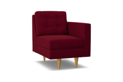 Logan Right Arm Chair :: Leg Finish: Natural / Configuration: RAF - Chaise on the Right