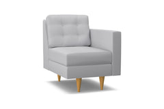 Logan Right Arm Chair :: Leg Finish: Natural / Configuration: RAF - Chaise on the Right