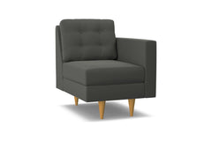 Logan Right Arm Chair :: Leg Finish: Natural / Configuration: RAF - Chaise on the Right