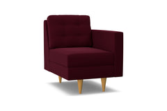 Logan Right Arm Chair :: Leg Finish: Natural / Configuration: RAF - Chaise on the Right