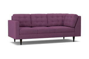 Logan Left Arm Corner Sofa :: Leg Finish: Espresso / Configuration: LAF - Chaise on the Left