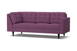 Logan Right Arm Corner Sofa :: Leg Finish: Espresso / Configuration: RAF - Chaise on the Right