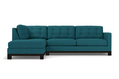 Logan Drive 2pc Sleeper Sectional Sofa :: Leg Finish: Espresso / Configuration: LAF - Chaise on the Left / Sleeper Option: Deluxe Innerspring Mattress