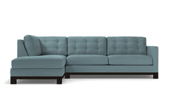 Logan Drive 2pc Sleeper Sectional Sofa :: Leg Finish: Espresso / Configuration: LAF - Chaise on the Left / Sleeper Option: Deluxe Innerspring Mattress