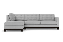 Logan Drive 2pc Sleeper Sectional Sofa :: Leg Finish: Espresso / Configuration: LAF - Chaise on the Left / Sleeper Option: Deluxe Innerspring Mattress