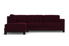 Logan Drive 2pc Sleeper Sectional Sofa :: Leg Finish: Espresso / Configuration: LAF - Chaise on the Left / Sleeper Option: Deluxe Innerspring Mattress