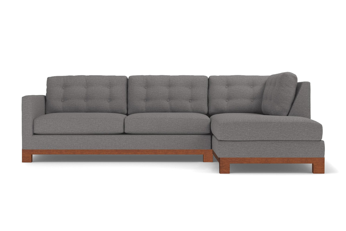 Logan Drive 2pc Sectional Sofa :: Leg Finish: Pecan