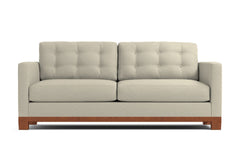 Logan Drive Twin Size Sleeper Sofa Bed :: Leg Finish: Pecan / Sleeper Option: Deluxe Innerspring Mattress