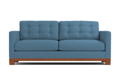 Logan Drive Twin Size Sleeper Sofa Bed :: Leg Finish: Pecan / Sleeper Option: Deluxe Innerspring Mattress