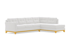 Marco 2pc Sectional Sofa :: Leg Finish: Natural / Configuration: RAF - Chaise on the Right