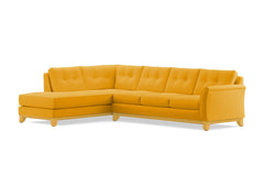Marco 2pc Sectional Sofa :: Leg Finish: Natural / Configuration: LAF - Chaise on the Left