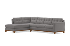 Marco 2pc Sectional Sofa :: Leg Finish: Pecan / Configuration: LAF - Chaise on the Left