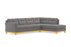 Marco 2pc Sectional Sofa :: Leg Finish: Natural / Configuration: RAF - Chaise on the Right