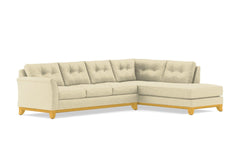 Marco 2pc Sectional Sofa :: Leg Finish: Natural / Configuration: RAF - Chaise on the Right