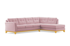Marco 2pc Sectional Sofa :: Leg Finish: Natural / Configuration: RAF - Chaise on the Right