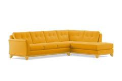 Marco 2pc Sectional Sofa :: Leg Finish: Natural / Configuration: RAF - Chaise on the Right