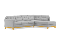 Marco 2pc Sectional Sofa :: Leg Finish: Natural / Configuration: RAF - Chaise on the Right