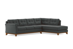 Marco 2pc Sectional Sofa :: Leg Finish: Pecan / Configuration: RAF - Chaise on the Right