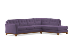 Marco 2pc Sectional Sofa :: Leg Finish: Pecan / Configuration: RAF - Chaise on the Right