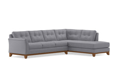 Marco 2pc Sectional Sofa :: Leg Finish: Pecan / Configuration: RAF - Chaise on the Right